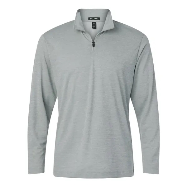 AllPro Men's Pro-Lock Performance Melange Quarter-Zip Pul...