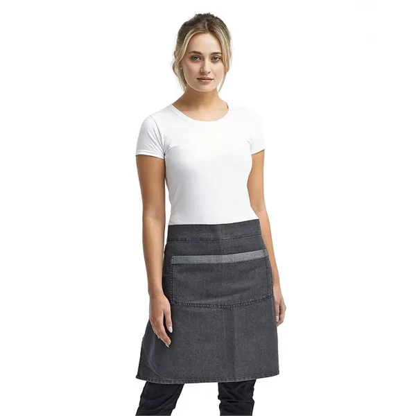 Artisan Collection by Reprime Domain Contrast Denim Waist... - Artisan Collection by Reprime Domain Contrast Denim Waist... - Image 0 of 2