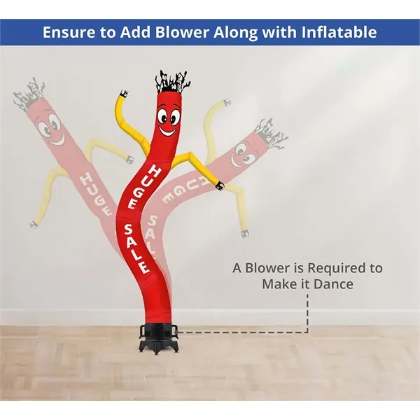Huge Sale Inflatable Tube Man Red with Yellow Arms- 20ft - Huge Sale Inflatable Tube Man Red with Yellow Arms- 20ft - Image 7 of 7