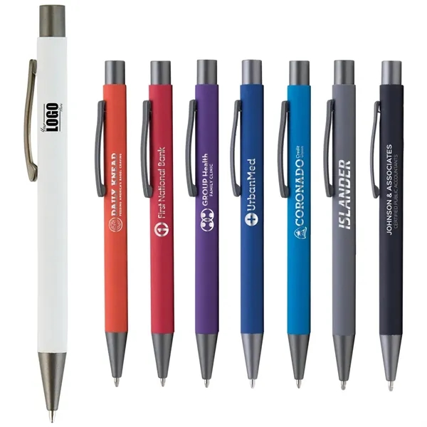 1.0mm Aluminum Retractable Ballpoint Pen - 1.0mm Aluminum Retractable Ballpoint Pen - Image 0 of 2