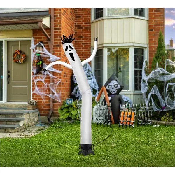 Ghost Inflatable Tube Man with Blower - Ghost Inflatable Tube Man with Blower - Image 1 of 7