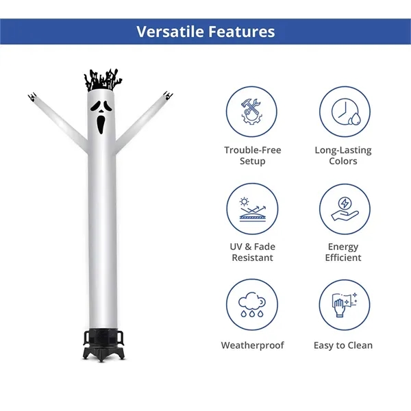 Ghost Inflatable Tube Man with Blower - Ghost Inflatable Tube Man with Blower - Image 2 of 7