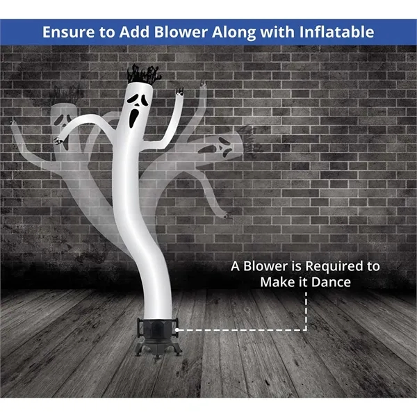 Ghost Inflatable Tube Man with Blower - Ghost Inflatable Tube Man with Blower - Image 7 of 7