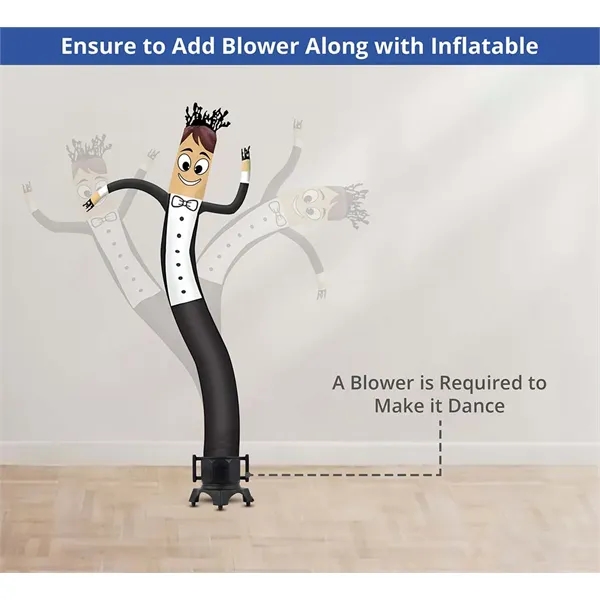 Groom Inflatable Tube Man Character with Blower - Groom Inflatable Tube Man Character with Blower - Image 7 of 7