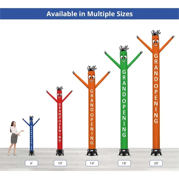 Grand Opening Inflatable Tube Man with Blower - Grand Opening Inflatable Tube Man with Blower - Image 3 of 7