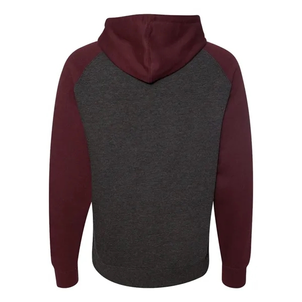 Independent Trading Co. Unisex Raglan Hooded Sweatshirt - Independent Trading Co. Unisex Raglan Hooded Sweatshirt - Image 6 of 10