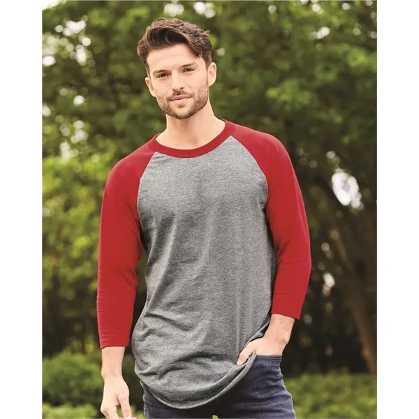 Augusta Sportswear Unisex Three-Quarter Raglan Sleeve Bas... - Augusta Sportswear Unisex Three-Quarter Raglan Sleeve Bas... - Image 0 of 29