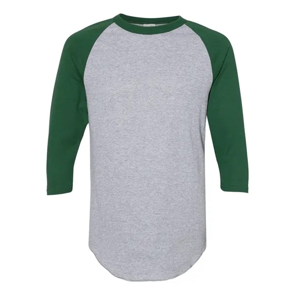 Augusta Sportswear Unisex Three-Quarter Raglan Sleeve Bas... - Augusta Sportswear Unisex Three-Quarter Raglan Sleeve Bas... - Image 3 of 29