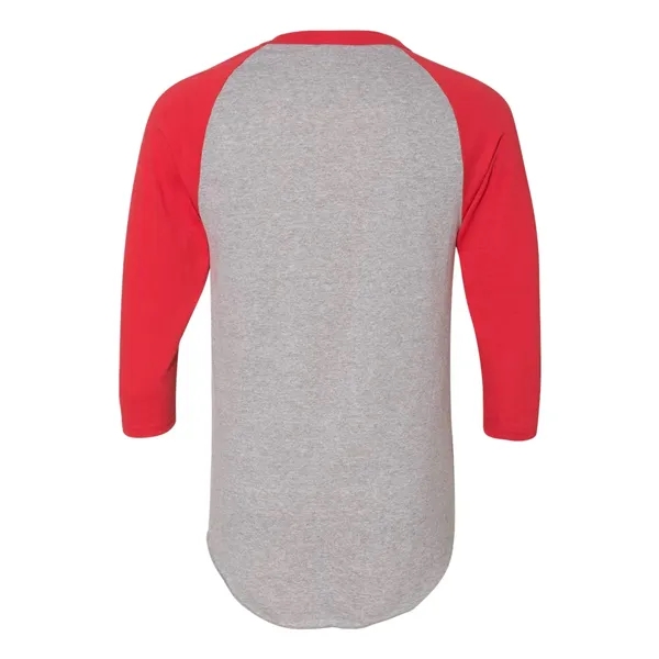Augusta Sportswear Unisex Three-Quarter Raglan Sleeve Bas... - Augusta Sportswear Unisex Three-Quarter Raglan Sleeve Bas... - Image 10 of 29