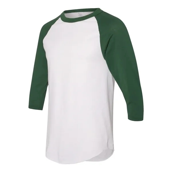 Augusta Sportswear Unisex Three-Quarter Raglan Sleeve Bas... - Augusta Sportswear Unisex Three-Quarter Raglan Sleeve Bas... - Image 16 of 29