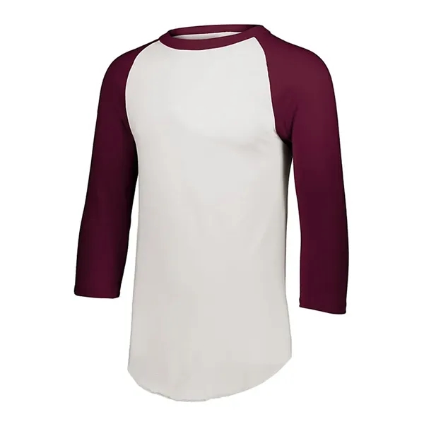 Augusta Sportswear Unisex Three-Quarter Raglan Sleeve Bas... - Augusta Sportswear Unisex Three-Quarter Raglan Sleeve Bas... - Image 21 of 29