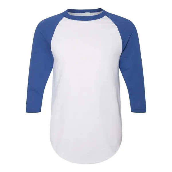 Augusta Sportswear Unisex Three-Quarter Raglan Sleeve Bas... - Augusta Sportswear Unisex Three-Quarter Raglan Sleeve Bas... - Image 28 of 29