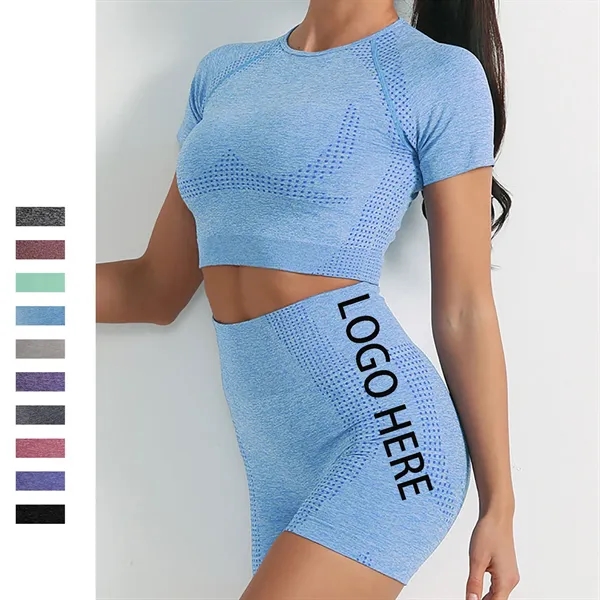 Lady's high-waisted yoga workout suit - Lady's high-waisted yoga workout suit - Image 0 of 4