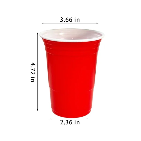 Party supplies assorted disposable 16oz drinking plastic cup - Party supplies assorted disposable 16oz drinking plastic cup - Image 1 of 4