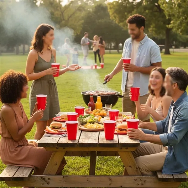 Party supplies assorted disposable 16oz drinking plastic cup - Party supplies assorted disposable 16oz drinking plastic cup - Image 2 of 4