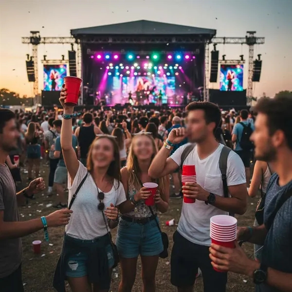 Party supplies assorted disposable 16oz drinking plastic cup - Party supplies assorted disposable 16oz drinking plastic cup - Image 4 of 4