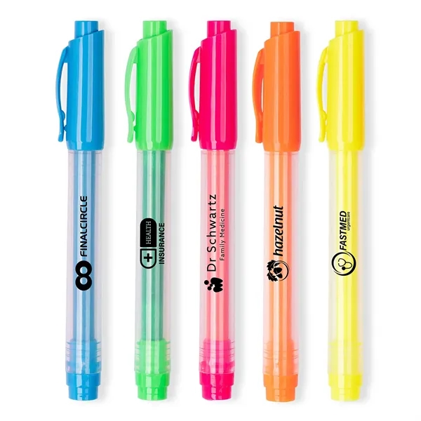 Dri Mark® Neon Clip Cap Translucent Highlighter - Dri Mark® Neon Clip Cap Translucent Highlighter - Image 0 of 11