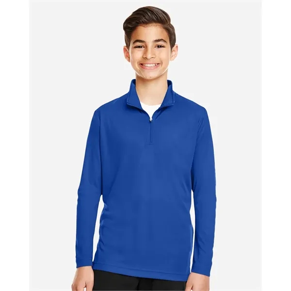 Team 365 Youth Zone Performance Quarter-Zip Pullover - Team 365 Youth Zone Performance Quarter-Zip Pullover - Image 0 of 6