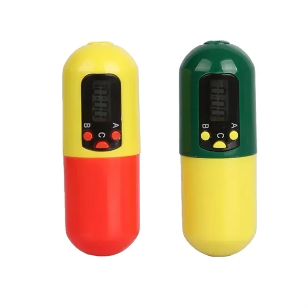 Digital Pill Timer Case with Reminder Function for Travel - Digital Pill Timer Case with Reminder Function for Travel - Image 2 of 3