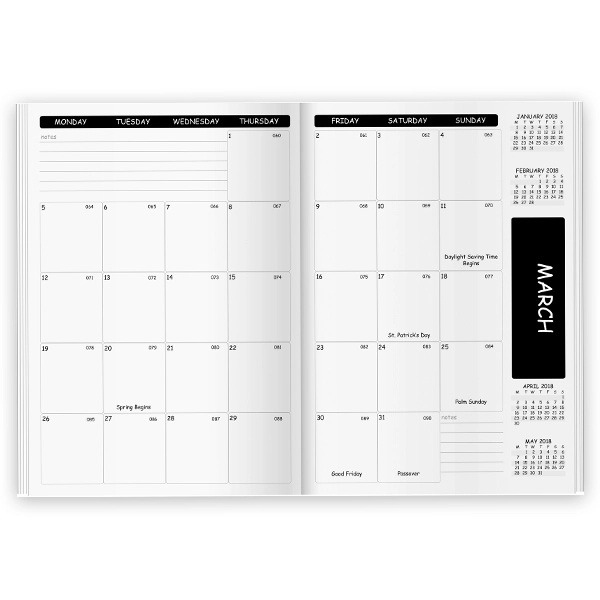 Refill-- 7X10 Academic Monthly (Ad)