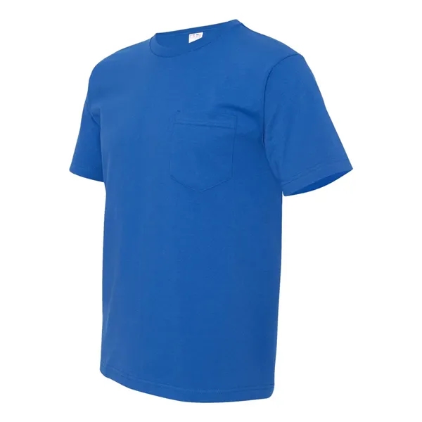 Bayside Unisex USA-Made Midweight Pocket T-Shirt - Bayside Unisex USA-Made Midweight Pocket T-Shirt - Image 19 of 23