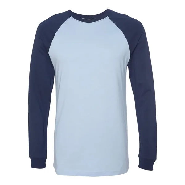BELLA + CANVAS Men's Long Sleeve Jersey Baseball Tee - BELLA + CANVAS Men's Long Sleeve Jersey Baseball Tee - Image 1 of 24