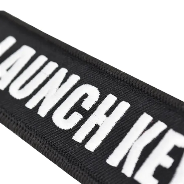 Custom Embroidered Fabric Keychains for Aviation & Auto - Custom Embroidered Fabric Keychains for Aviation & Auto - Image 3 of 6