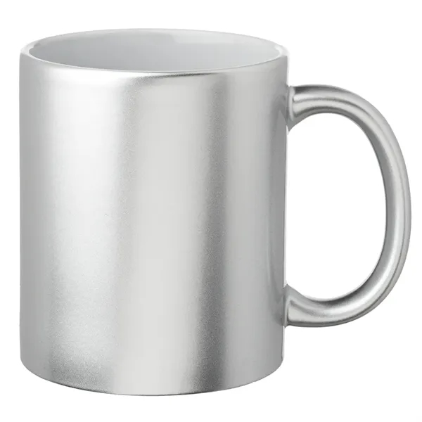 11 oz. Metallic Ceramic Custom Mug - 11 oz. Metallic Ceramic Custom Mug - Image 11 of 12