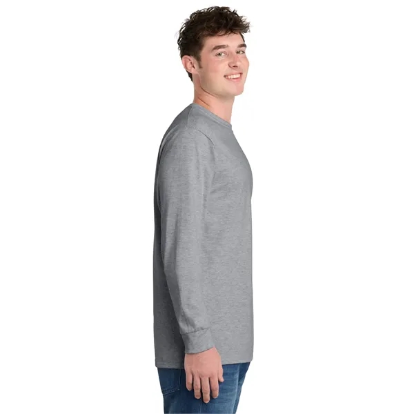 Port & Co Tall Long Sleeve Essential Tee. - Port & Co Tall Long Sleeve Essential Tee. - Image 17 of 84