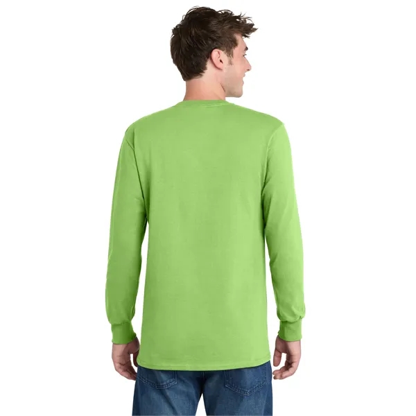 Port & Co Tall Long Sleeve Essential Tee. - Port & Co Tall Long Sleeve Essential Tee. - Image 26 of 84