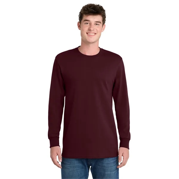 Port & Co Tall Long Sleeve Essential Tee. - Port & Co Tall Long Sleeve Essential Tee. - Image 40 of 84