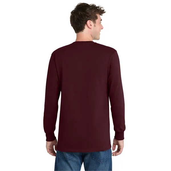Port & Co Tall Long Sleeve Essential Tee. - Port & Co Tall Long Sleeve Essential Tee. - Image 41 of 84