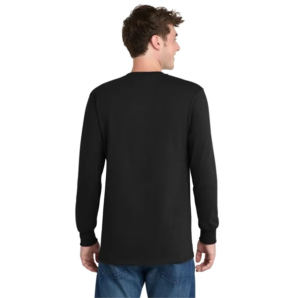 Port & Co Tall Long Sleeve Essential Tee. - Port & Co Tall Long Sleeve Essential Tee. - Image 56 of 84