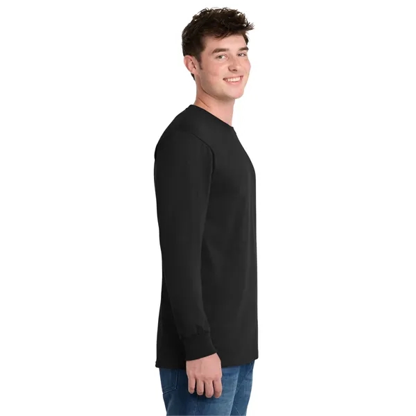 Port & Co Tall Long Sleeve Essential Tee. - Port & Co Tall Long Sleeve Essential Tee. - Image 57 of 84