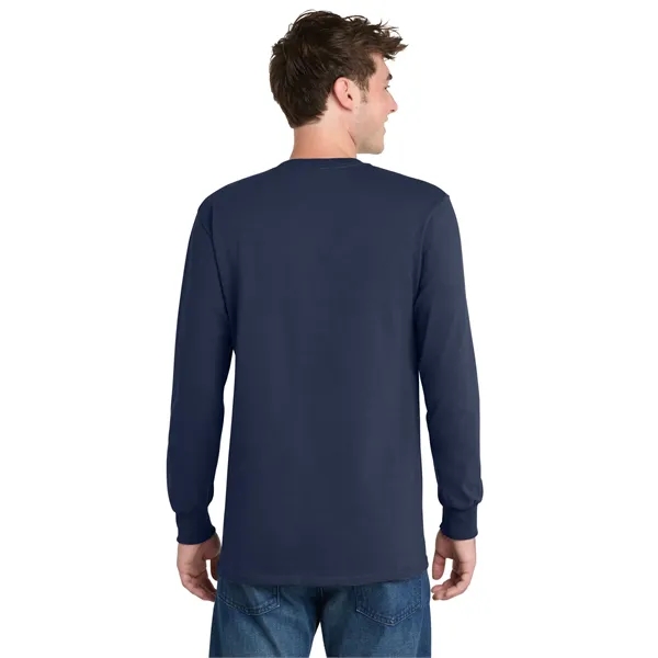 Port & Co Tall Long Sleeve Essential Tee. - Port & Co Tall Long Sleeve Essential Tee. - Image 61 of 84