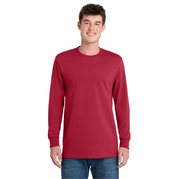 Port & Co Tall Long Sleeve Essential Tee. - Port & Co Tall Long Sleeve Essential Tee. - Image 70 of 84