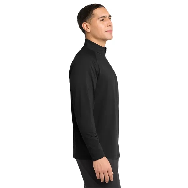 Sport-Tek Tall Sport-Wick Stretch 1/4-Zip Pullover. - Sport-Tek Tall Sport-Wick Stretch 1/4-Zip Pullover. - Image 3 of 29