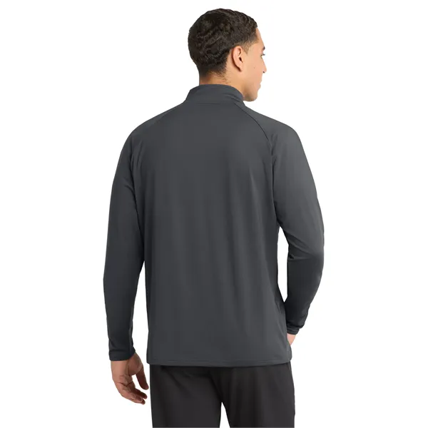 Sport-Tek Tall Sport-Wick Stretch 1/4-Zip Pullover. - Sport-Tek Tall Sport-Wick Stretch 1/4-Zip Pullover. - Image 6 of 29