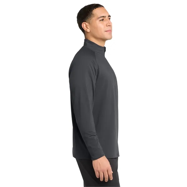 Sport-Tek Tall Sport-Wick Stretch 1/4-Zip Pullover. - Sport-Tek Tall Sport-Wick Stretch 1/4-Zip Pullover. - Image 7 of 29