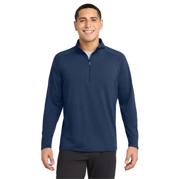 Sport-Tek Tall Sport-Wick Stretch 1/4-Zip Pullover. - Sport-Tek Tall Sport-Wick Stretch 1/4-Zip Pullover. - Image 9 of 29