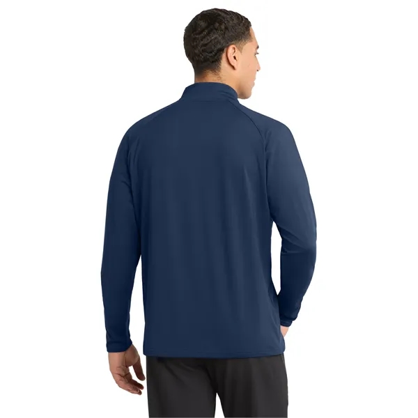 Sport-Tek Tall Sport-Wick Stretch 1/4-Zip Pullover. - Sport-Tek Tall Sport-Wick Stretch 1/4-Zip Pullover. - Image 11 of 29