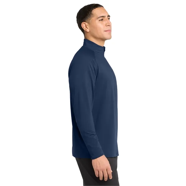 Sport-Tek Tall Sport-Wick Stretch 1/4-Zip Pullover. - Sport-Tek Tall Sport-Wick Stretch 1/4-Zip Pullover. - Image 12 of 29