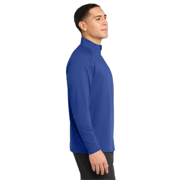 Sport-Tek Tall Sport-Wick Stretch 1/4-Zip Pullover. - Sport-Tek Tall Sport-Wick Stretch 1/4-Zip Pullover. - Image 17 of 29