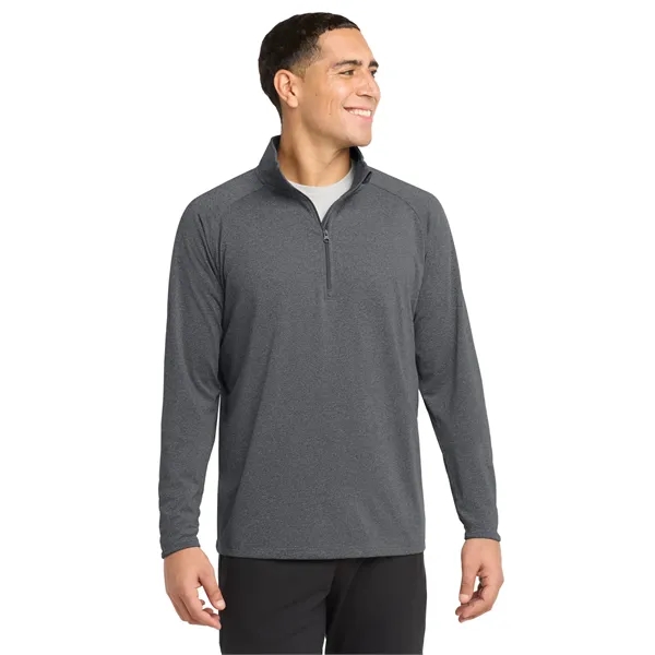Sport-Tek Tall Sport-Wick Stretch 1/4-Zip Pullover. - Sport-Tek Tall Sport-Wick Stretch 1/4-Zip Pullover. - Image 19 of 29