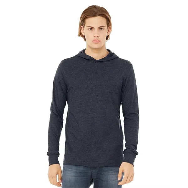 BELLA + CANVAS Unisex Jersey Hooded Long Sleeve Tee - BELLA + CANVAS Unisex Jersey Hooded Long Sleeve Tee - Image 0 of 30