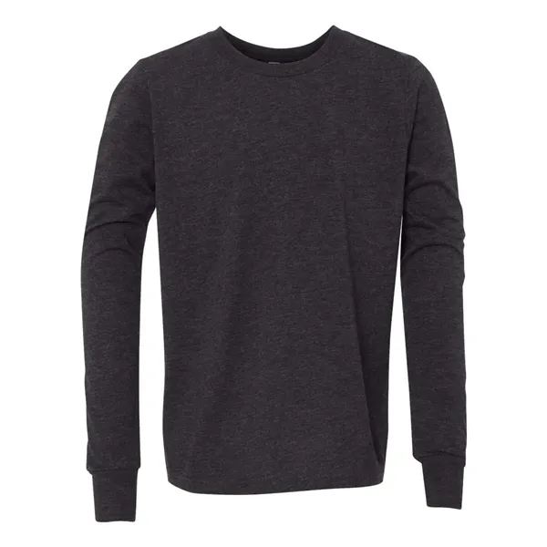 BELLA + CANVAS Youth Triblend Long Sleeve Tee - BELLA + CANVAS Youth Triblend Long Sleeve Tee - Image 1 of 14