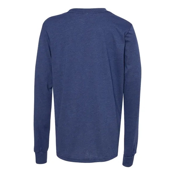 BELLA + CANVAS Youth Triblend Long Sleeve Tee - BELLA + CANVAS Youth Triblend Long Sleeve Tee - Image 8 of 14