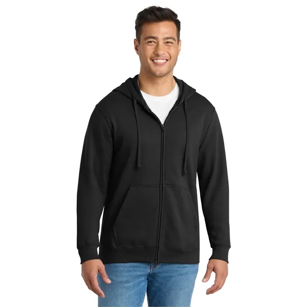 Port & Co Fan Favorite Fleece Full-Zip Hooded Sweatshirt. - Port & Co Fan Favorite Fleece Full-Zip Hooded Sweatshirt. - Image 25 of 49