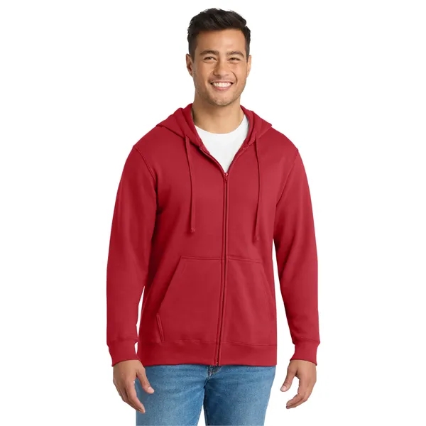 Port & Co Fan Favorite Fleece Full-Zip Hooded Sweatshirt. - Port & Co Fan Favorite Fleece Full-Zip Hooded Sweatshirt. - Image 30 of 49