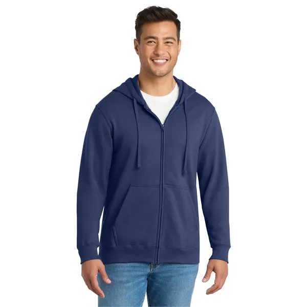 Port & Co Fan Favorite Fleece Full-Zip Hooded Sweatshirt. - Port & Co Fan Favorite Fleece Full-Zip Hooded Sweatshirt. - Image 35 of 49